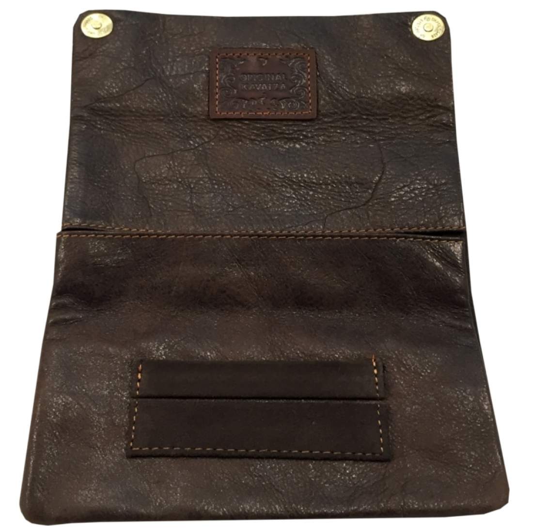 Produktbild: Kavatza Leder Patchwork Earth Tabaktasche Drehertasche Tabakbeutel