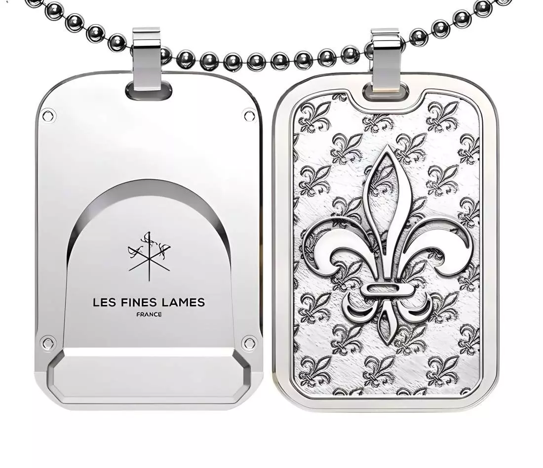 Produktbild: Les Fines Lames LE TAG T100 Fleur de Lys Silver