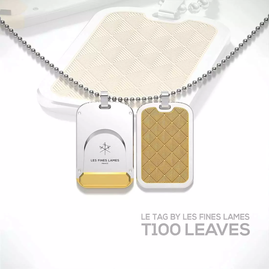 Produktbild: Les Fines Lames LE TAG T100 Leaves Gold Banner