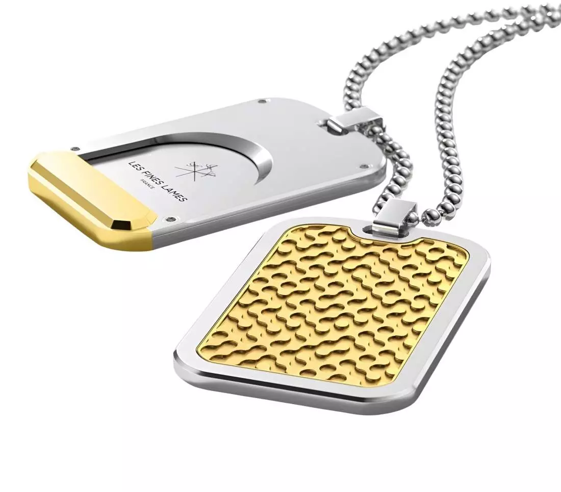 Produktbild: Les Fines Lames LE TAG T100 Neo Camo Gold liegend