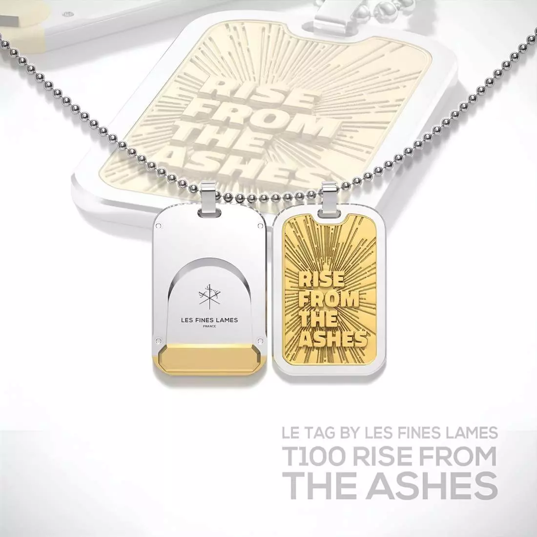 Produktbild: Les Fines Lames LE TAG T100 Rise From The Ashes Gold Banner