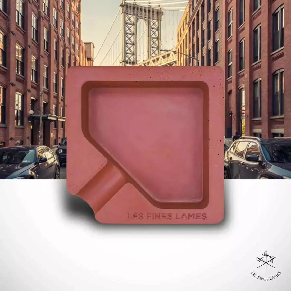 Produktbild: Les Fines Lames MONAD Red Concrete Zigarrenascher Banner