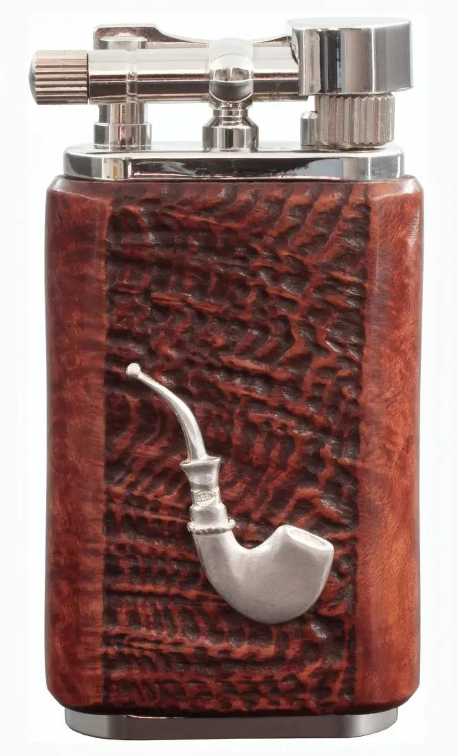 Produktbild: Mastro de Paja Maestro Pipa Sandblast Brown Pfeifenfeuerzeug