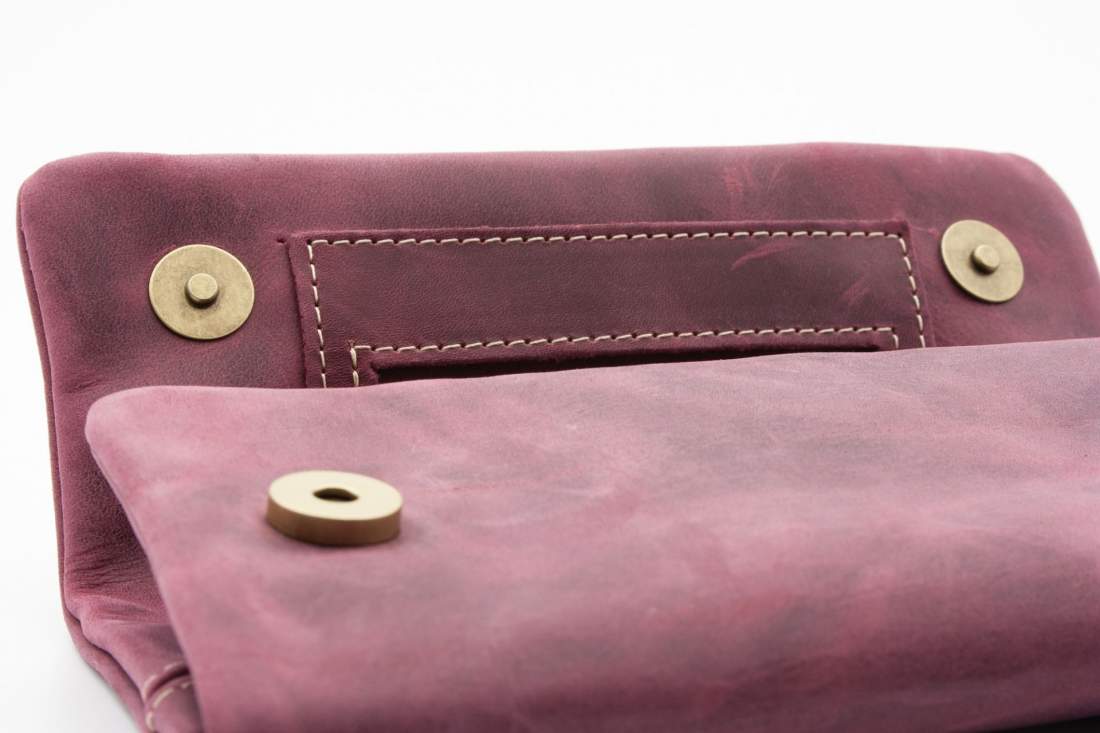 Produktbild: Mestango Shadows Leder bordeaux-rot 2015-7 Tabaktasche Drehertasche