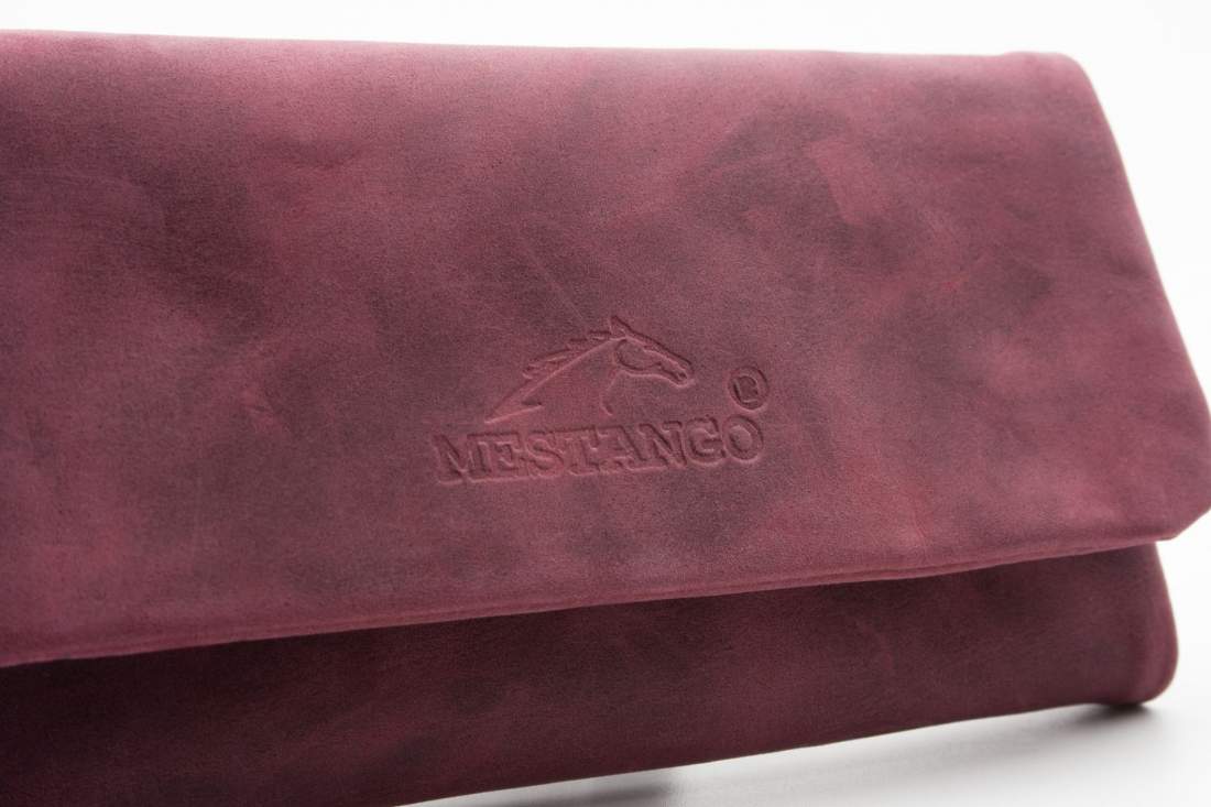 Produktbild: Mestango Shadows Leder bordeaux-rot 2015-7 Tabaktasche Drehertasche
