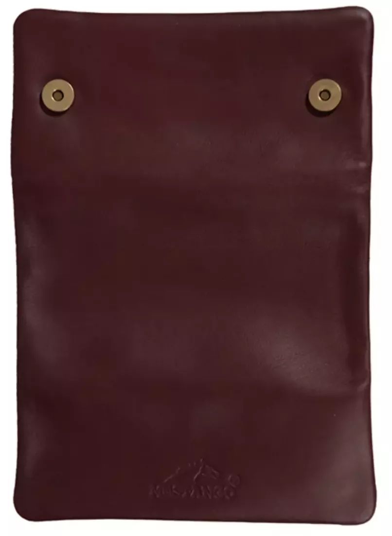 Produktbild: Mestango Frost in Leder rot 2016-4 Tabaktasche Drehertasche Tabakbeutel