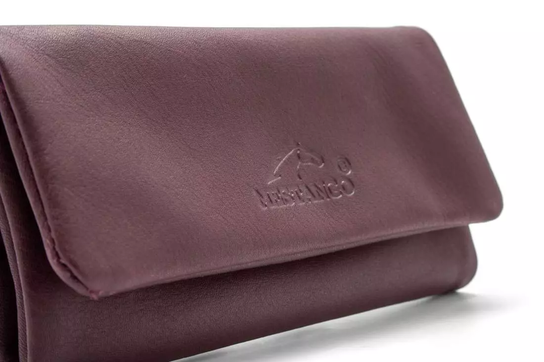 Produktbild: Mestango Frost in Leder rot 2016-4 Tabaktasche Drehertasche Überschlag