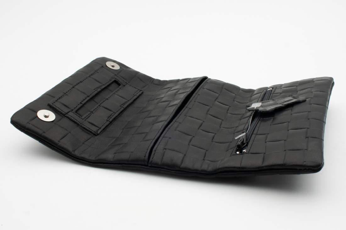 Produktbild: Mestango Blocks 2018-1 Kalbsleder schwarz Drehertasche