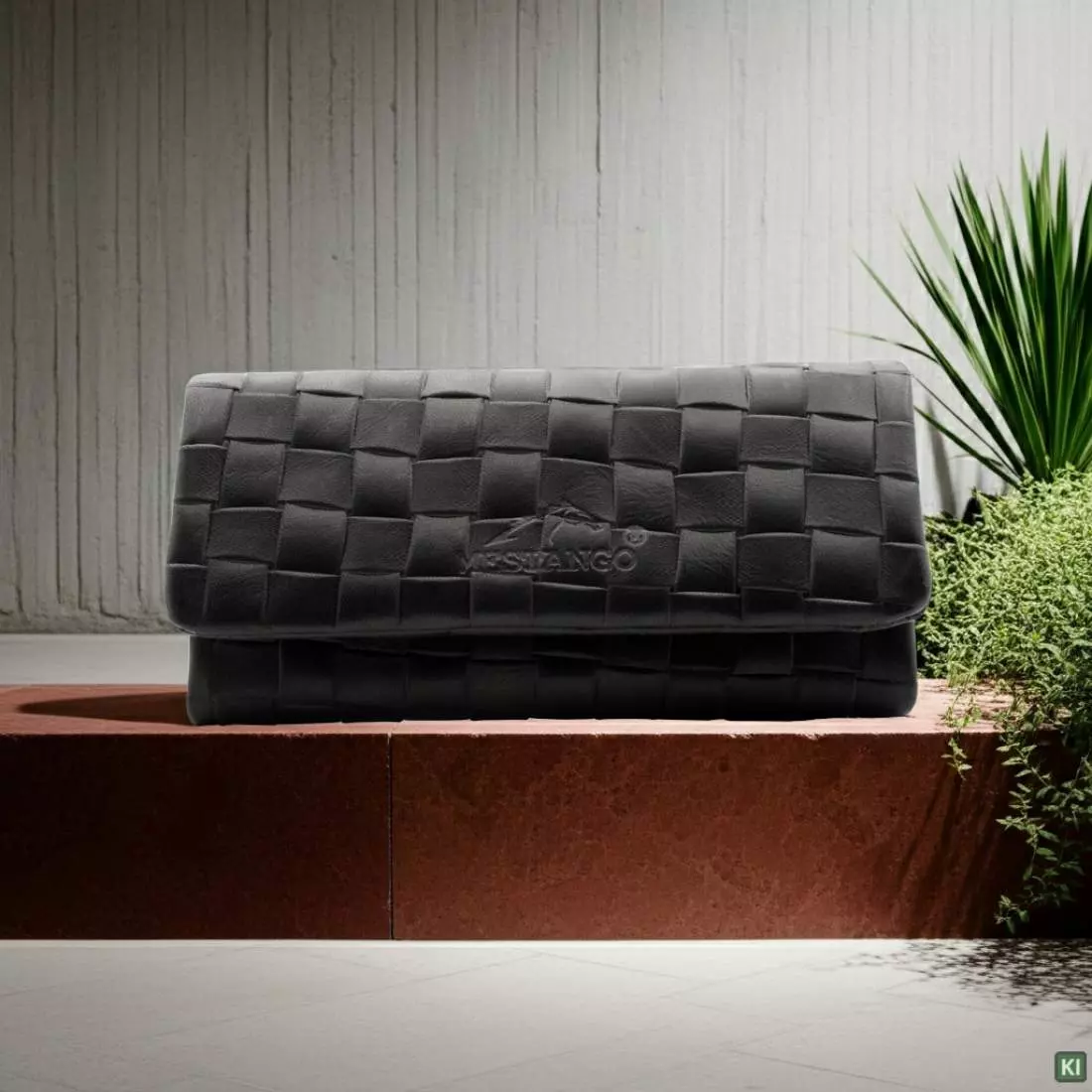 Produktbild: Mestango Blocks Kalbsleder schwarz 2018-1 Tabaktasche