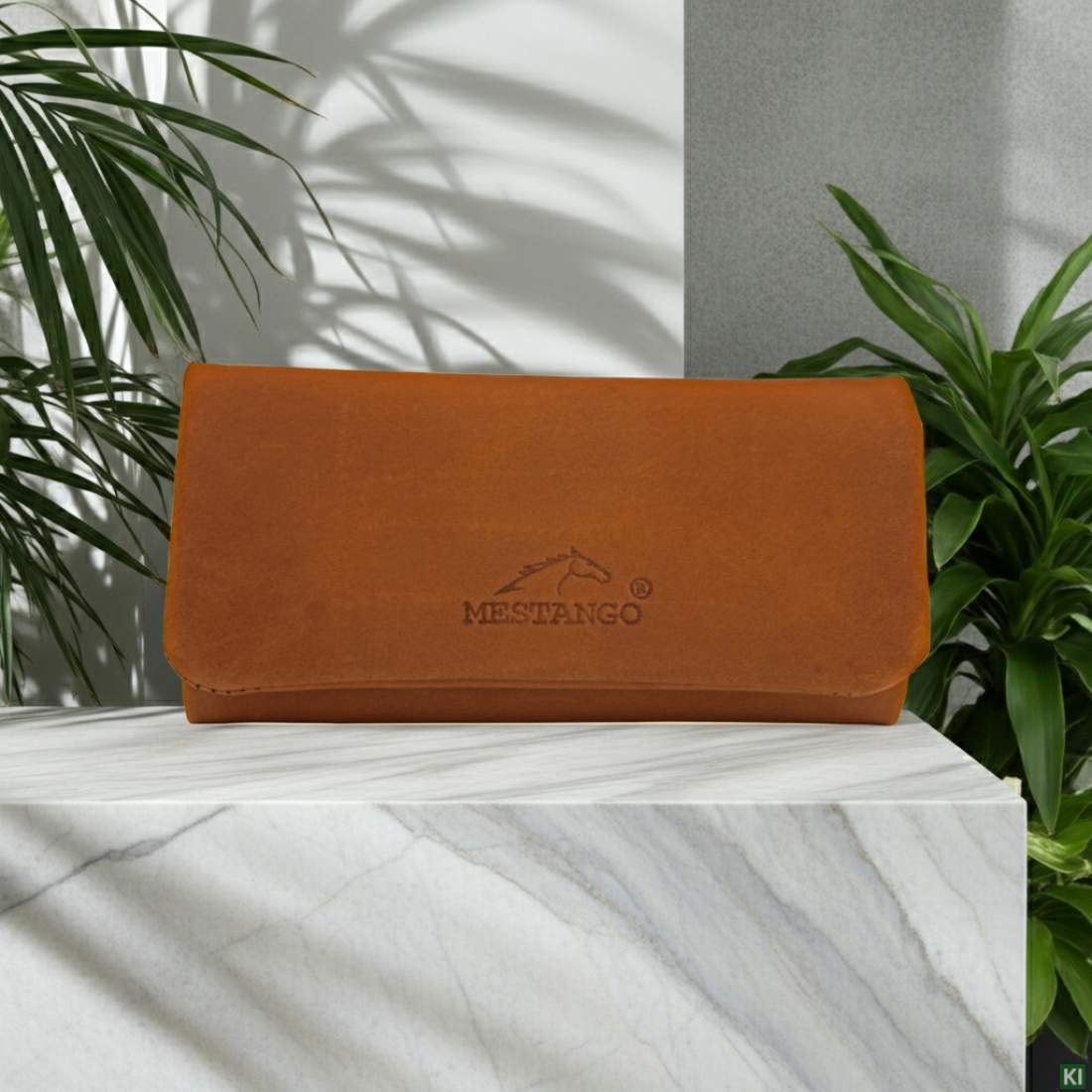 Produktbild: Mestango Cowboy Kalbsleder hellbraun 2010-3 Tabaktasche