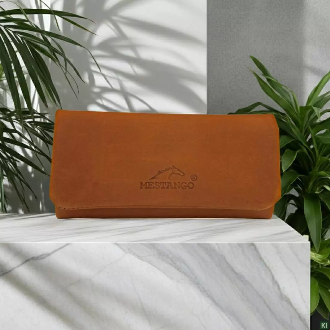 Produktbild: Mestango Cowboy Kalbsleder hellbraun 2010-3 Tabaktasche