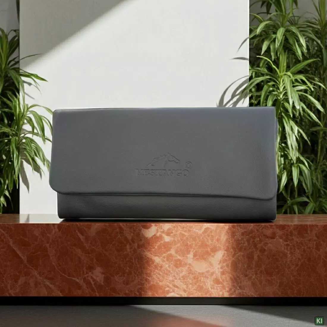 Produktbild: Mestango Frost in Leder grau 2016-6 Tabaktasche