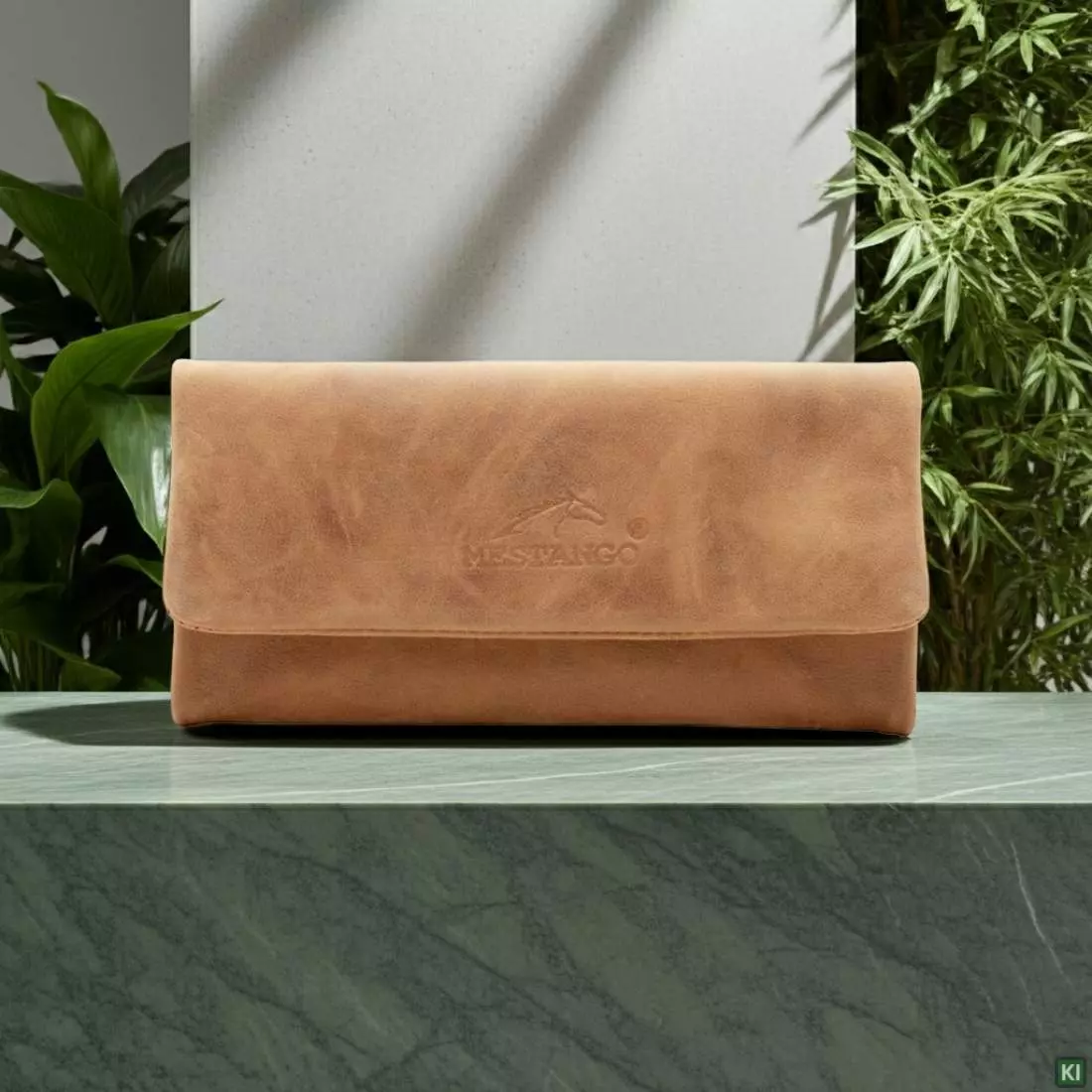 Produktbild: Mestango Shadows Leder naturbraun 2015-3 Tabaktasche