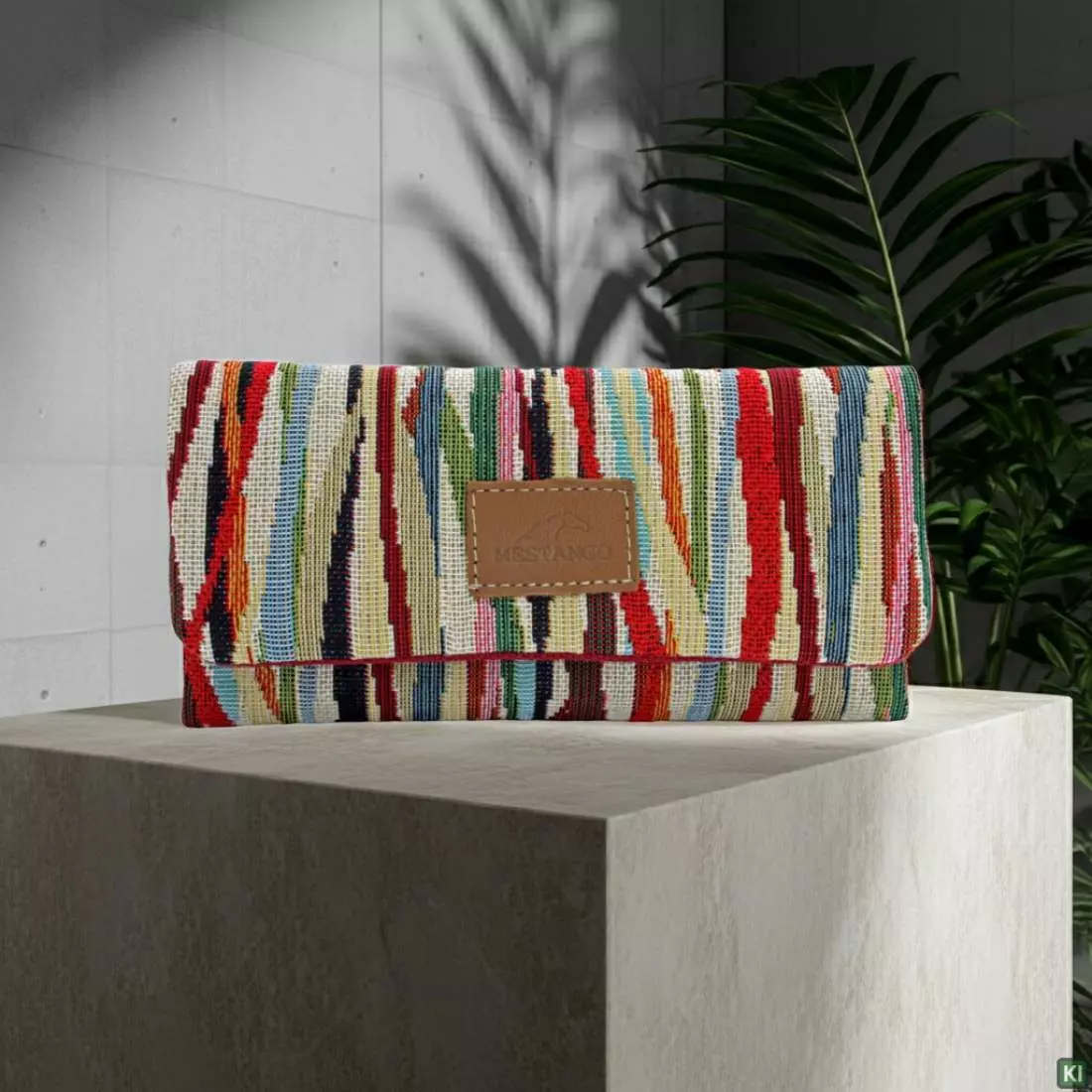 Produktbild: Mestango Stoff bunt Abstract 1006-1 Tabaktasche