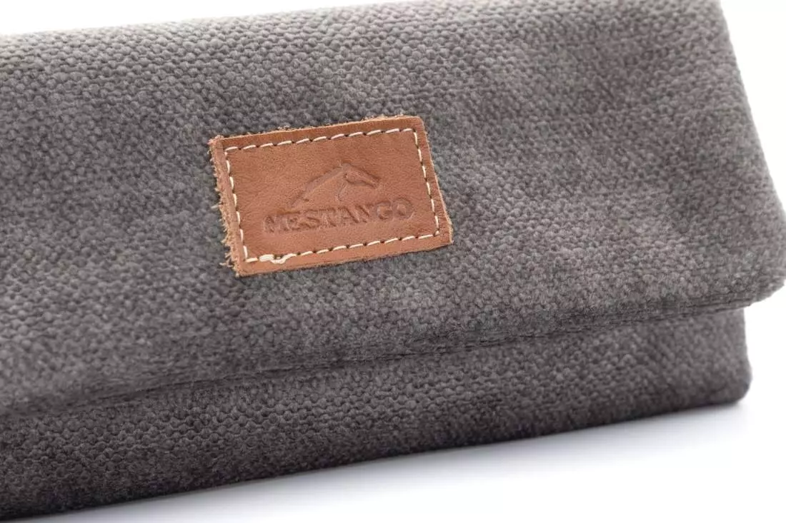 Produktbild: Mestango Terra 1014-5 grau Drehertasche vorne mit Logo