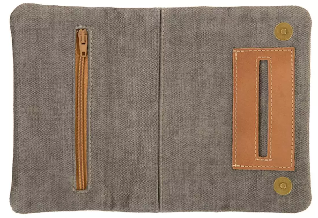 Produktbild: Mestango Terra 1014-5 grau Drehertasche innen offen