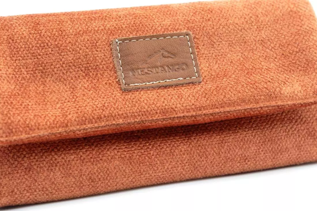 Produktbild: Mestango Terra 1014-4 orange Drehertasche vorne mit Logo