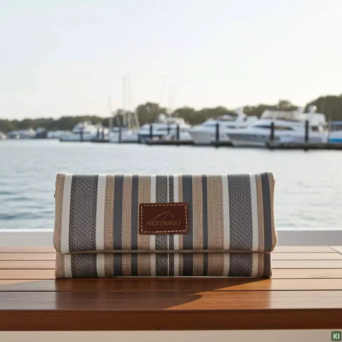 Produktbild: Mestango Yacht beige grau 1009-2 Tabaktasche