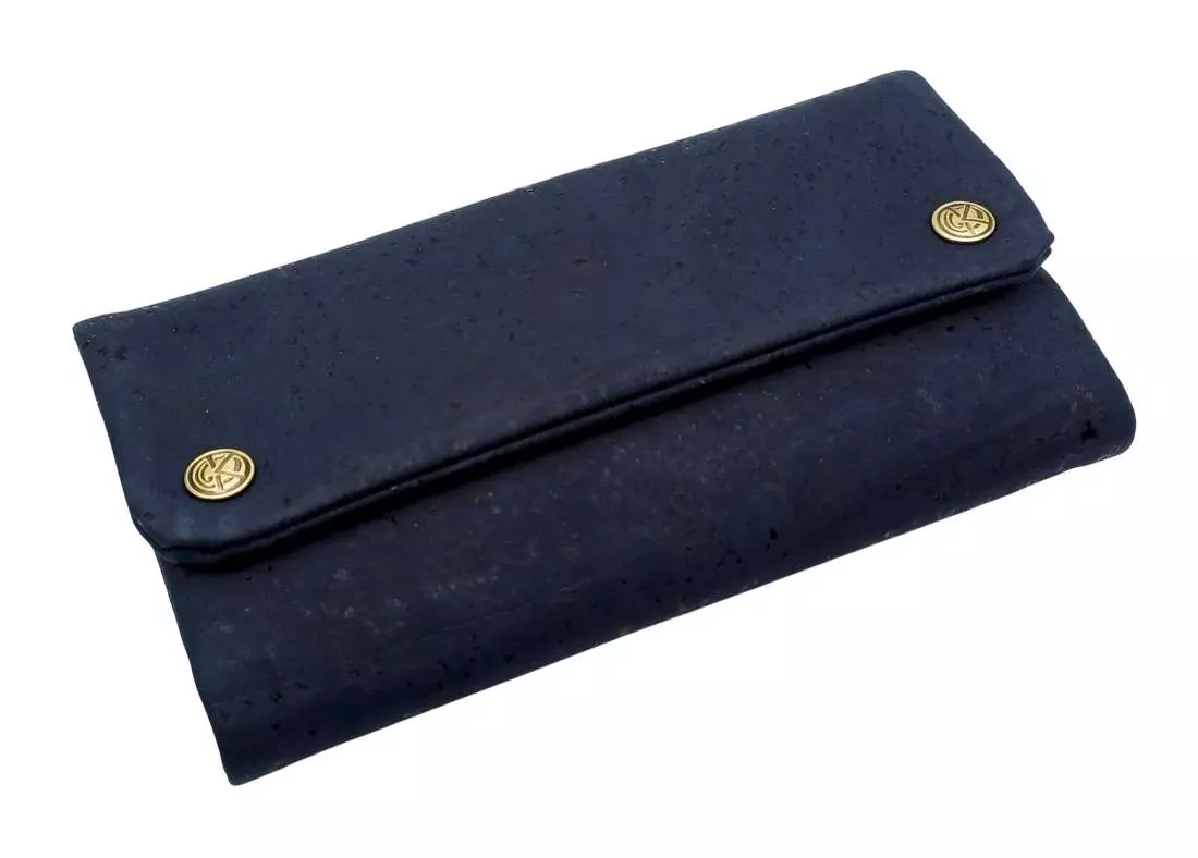 Produktbild: Original Kavatza Dark Blue Deluxe Kork blau TPC44CR Tabaktasche