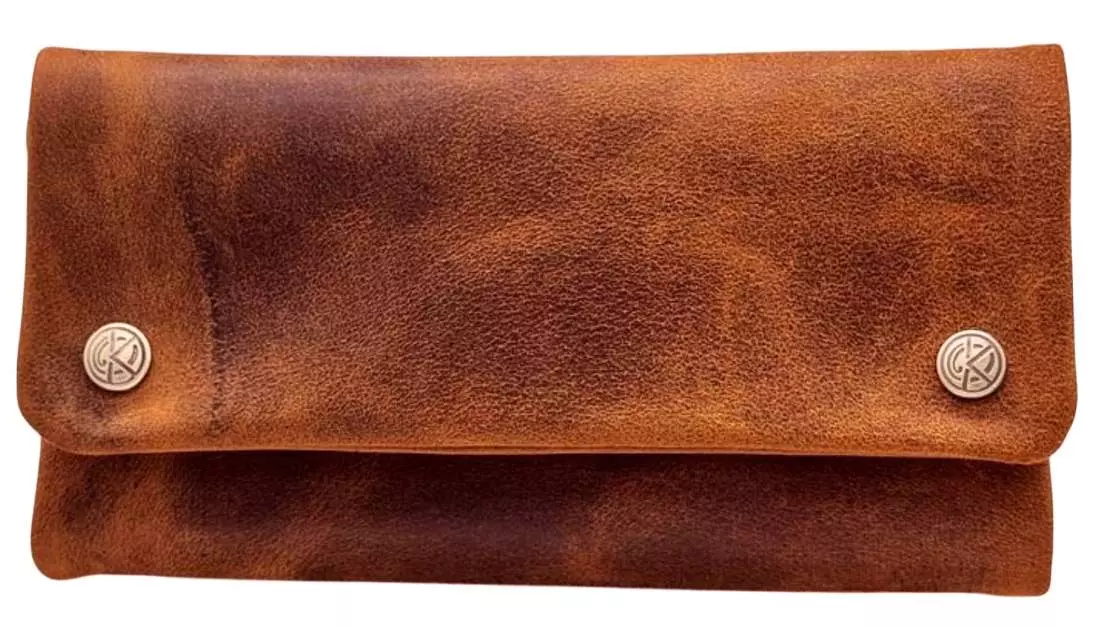 Produktbild: Original Kavatza Buckaroo Deluxe TP05CR Leder braun Tabaktasche