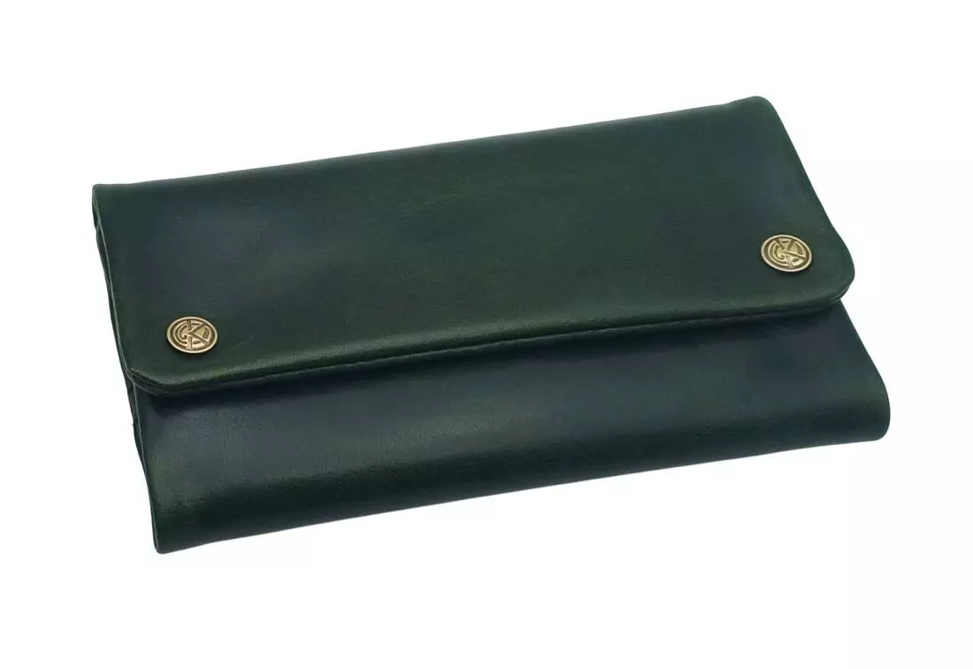 Produktbild: Original Kavatza Emerald Deluxe Leder dunkelgrün TP09CR schräg