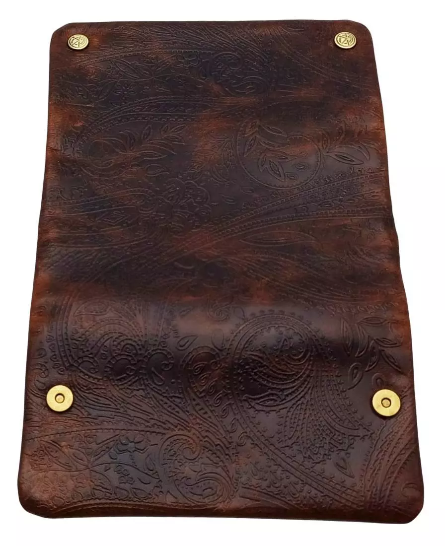 Produktbild: Original Kavatza Ethnic Deluxe TP12CR Tabaktasche offen außen