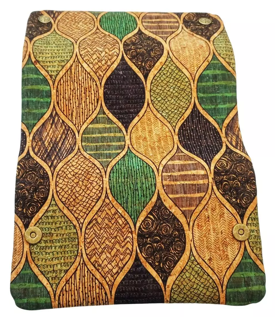 Produktbild: Original Kavatza Fitting Drops Deluxe Kork schwarz TPC47CR Tabaktasch offen außen