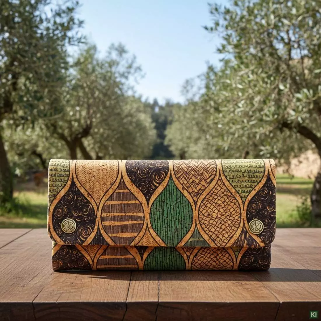 Produktbild: Original Kavatza Fitting Drops Deluxe Kork schwarz TPC47CR Tabaktasch im Park