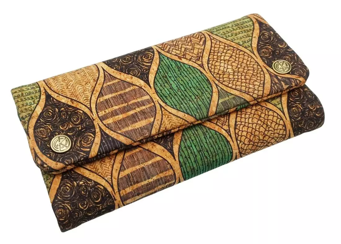 Produktbild: Original Kavatza Fitting Drops Deluxe Kork schwarz TPC47CR Tabaktasch schräg