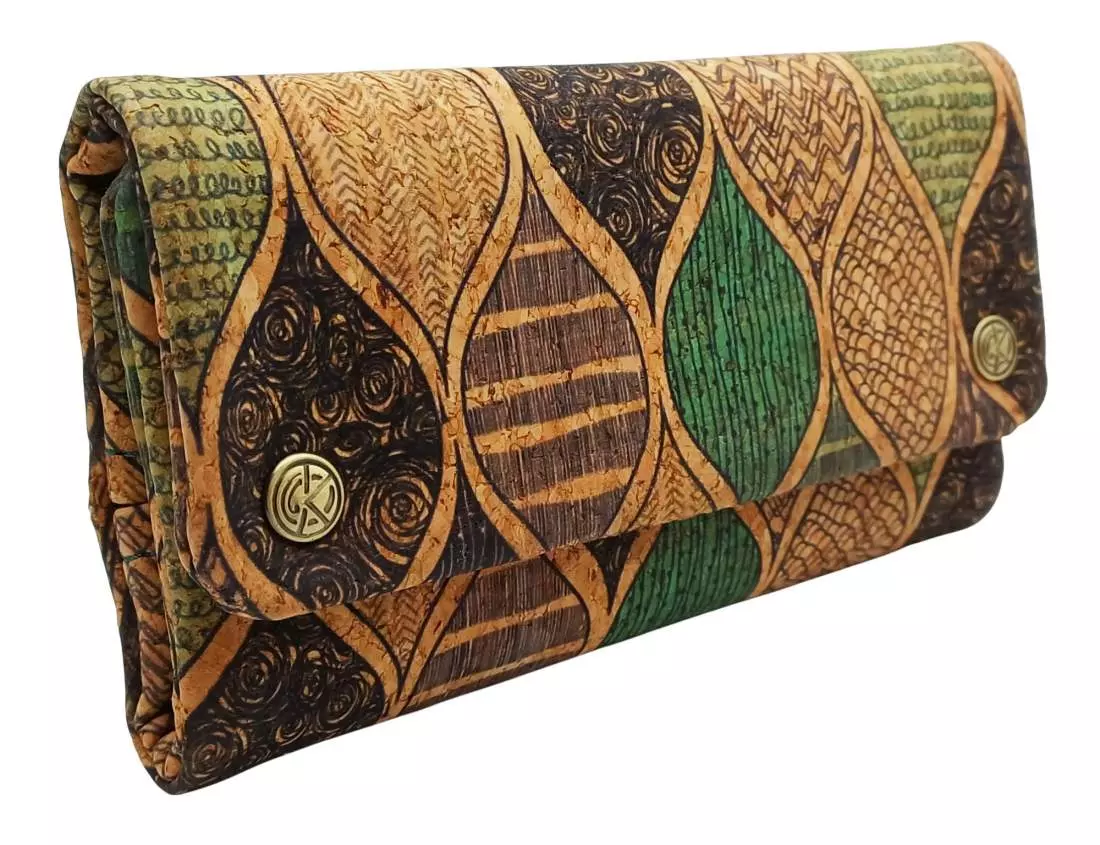 Produktbild: Original Kavatza Fitting Drops Deluxe Kork schwarz TPC47CR Tabaktasch stehend