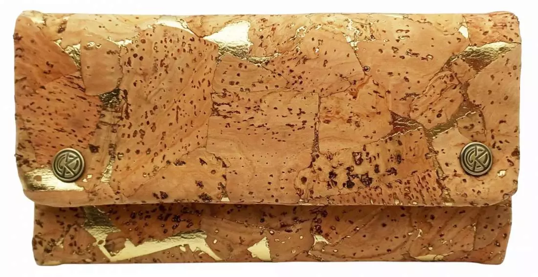 Produktbild: Original Kavatza Natur Gold Deluxe Kork TPC45CR Tabaktasche