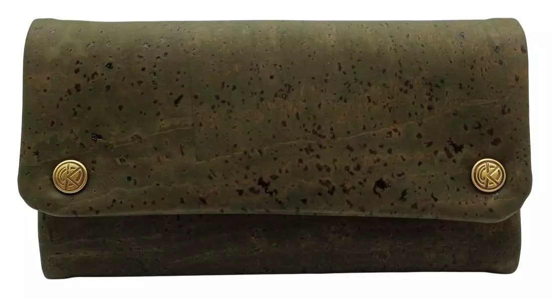 Produktbild: Original Kavatza Olive Deluxe Kork olivgrün TPC43CR Tabaktasche