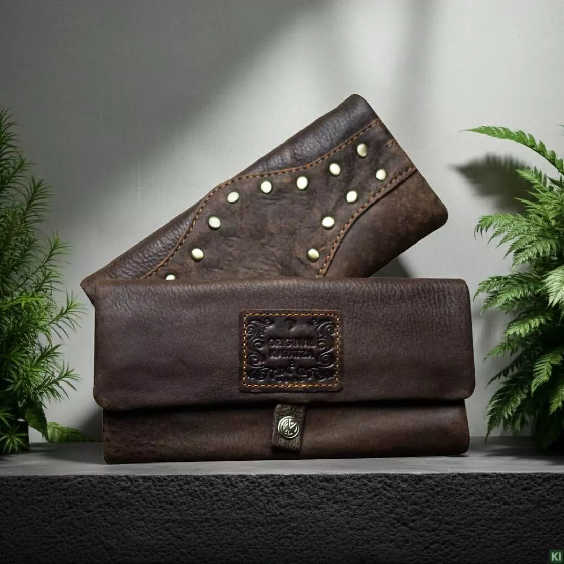 Produktbild: Original Kavatza Wild Thing P 13 Leder dunkelbraun Joint Tabaktasche