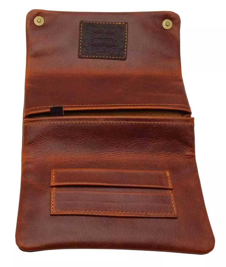 Produktbild: Original Kavatza Tabba Deluxe TP03CR Leder braun offen