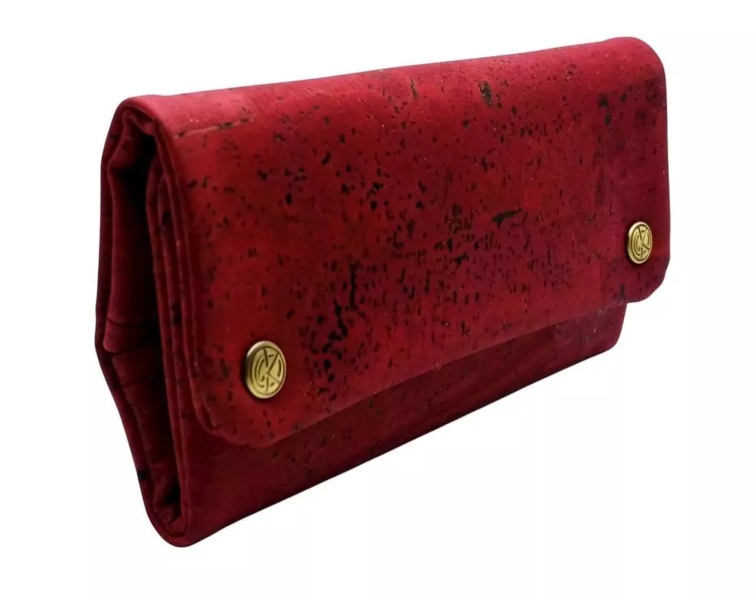 Produktbild: Original Kavatza Wine Deluxe Kork weinrot TPC42CR Tabaktasche stehend