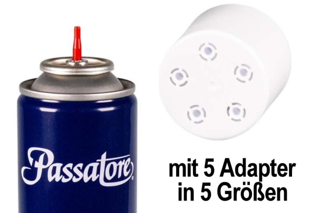 Produktbild: Passatore Marken Feuerzeuggas 3 x 400 ml
