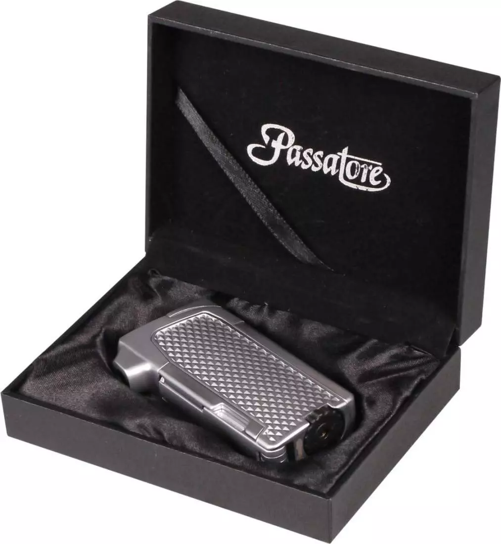 Artikelbild: Passatore Ruben Chrom Pfeifenfeuerzeug Produktbild: Passatore Ruben Chrom Pfeifenfeuerzeug