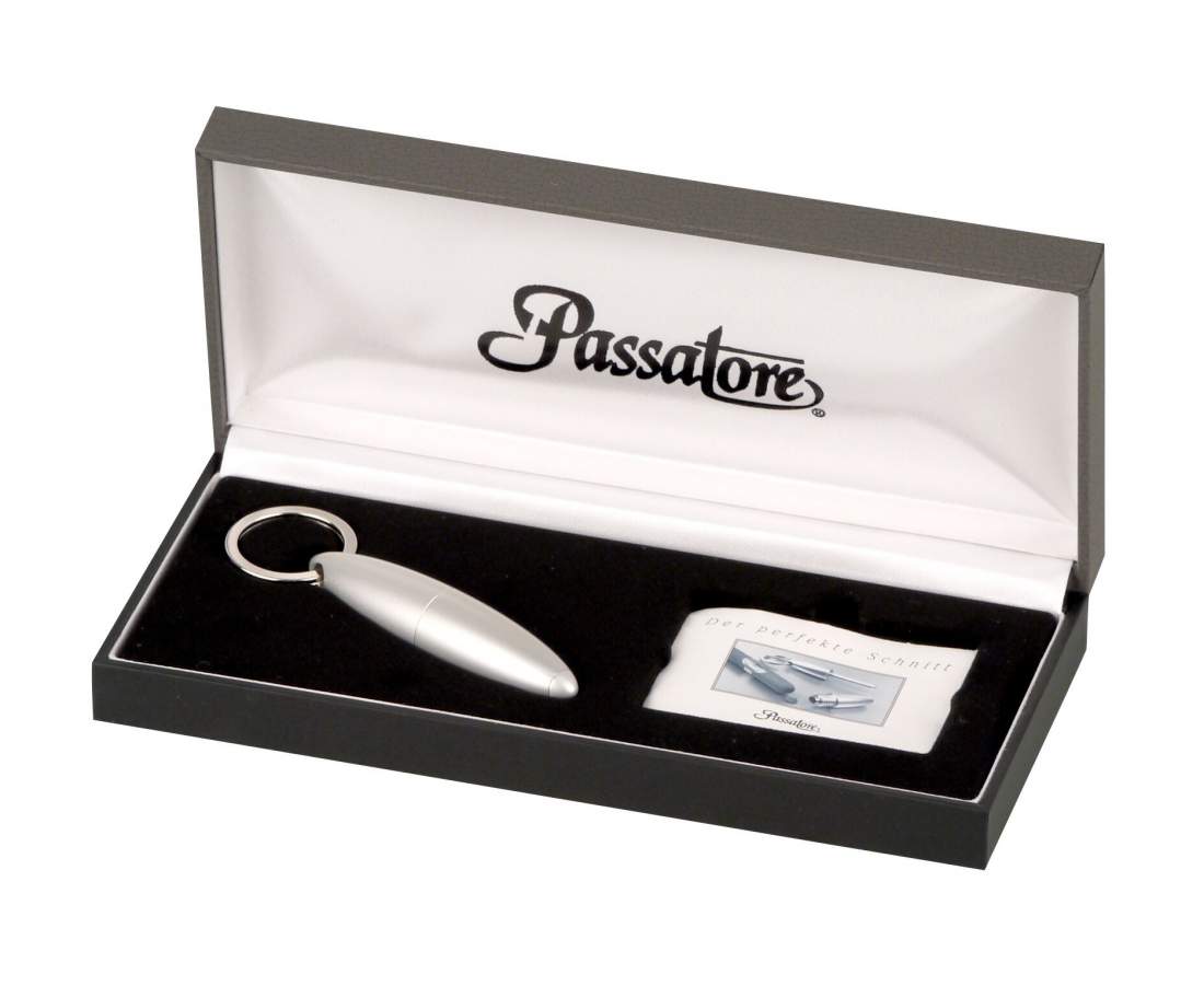 Produktbild: Passatore Zigarrenbohrer Alu silberfarbig 8mm Schnitt