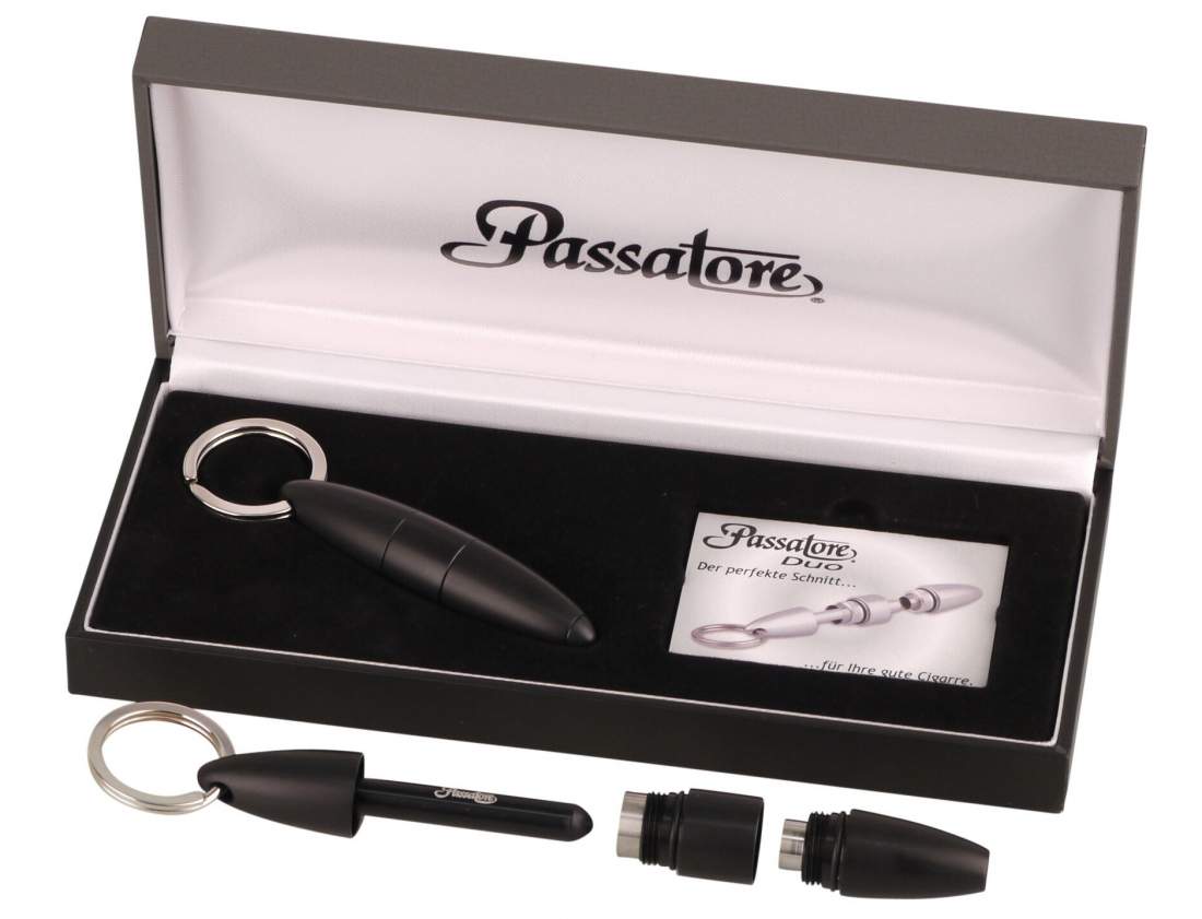 Produktbild: DUO XL Alu schwarz 9+12mm Schnitt