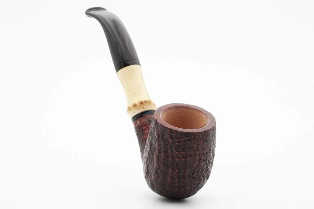 Produktbild: Rattray's Bamboo Bent Sandblast Red 9mm Bent Classic - Frontansicht