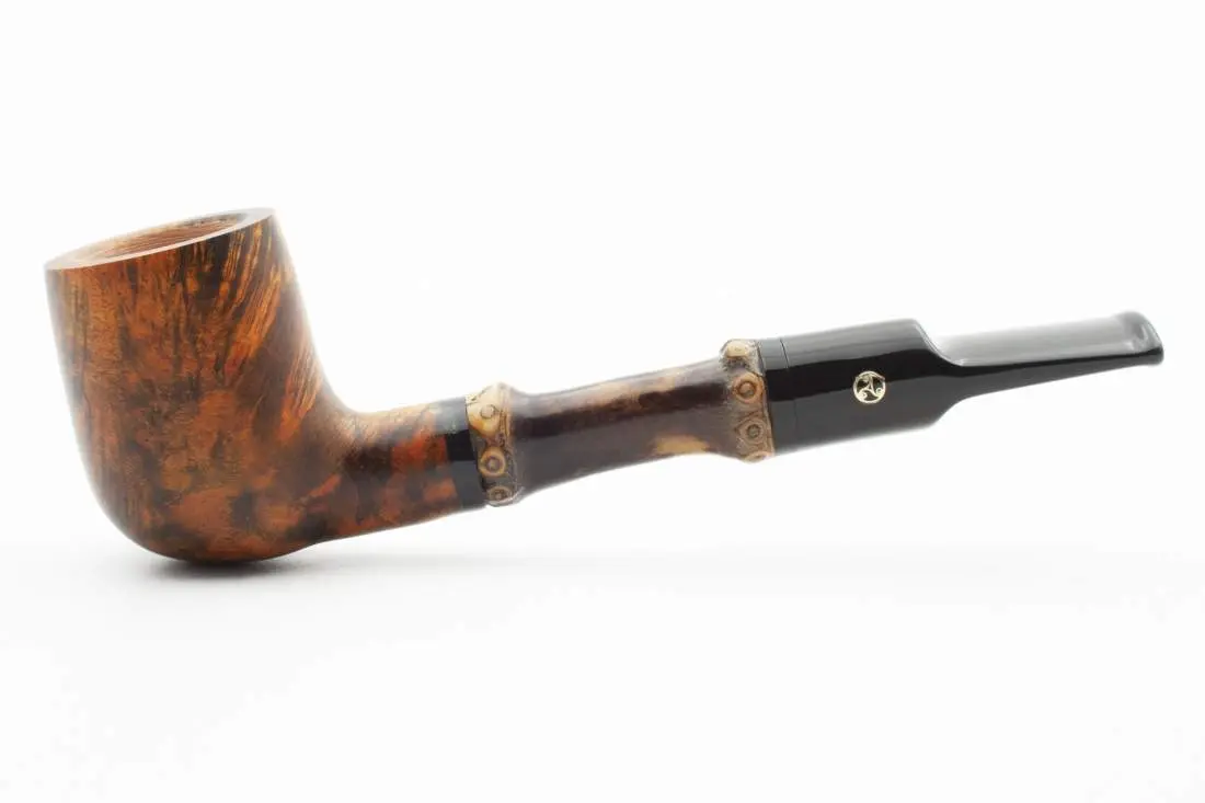 Produktbild: Rattray's Bamboo Billiard Contrast 9mm Bent Billiard - Seitenansicht
