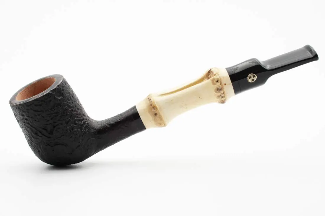 Produktbild: Rattray's Bamboo Billiard Sandblast Black Straight Billiard - Seitenansicht