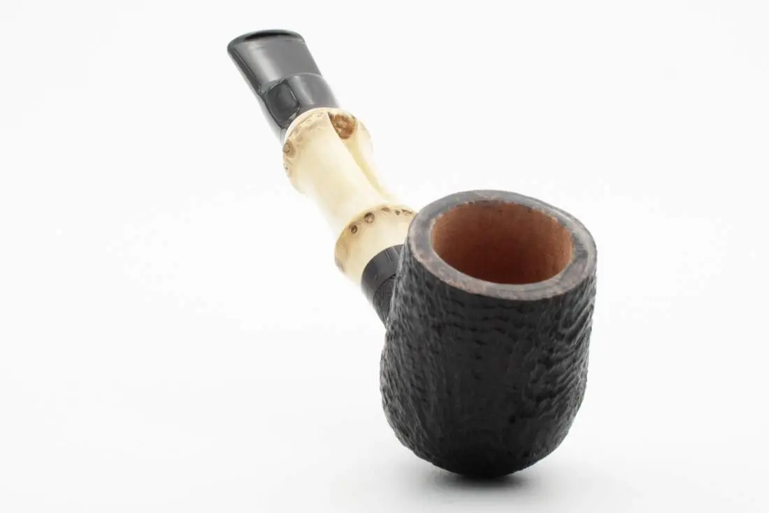 Produktbild: Rattray's Bamboo Billiard Sandblast Black Straight Billiard - Frontansicht