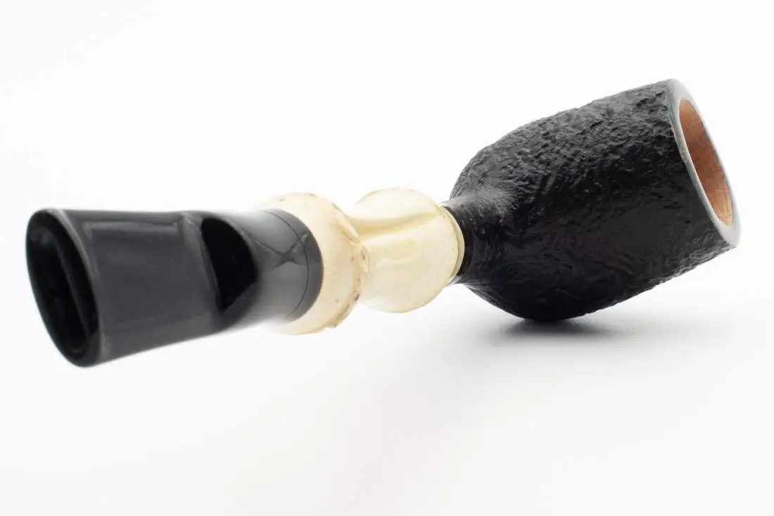 Produktbild: Rattray's Bamboo Billiard Sandblast Black Straight Billiard - Profilansicht