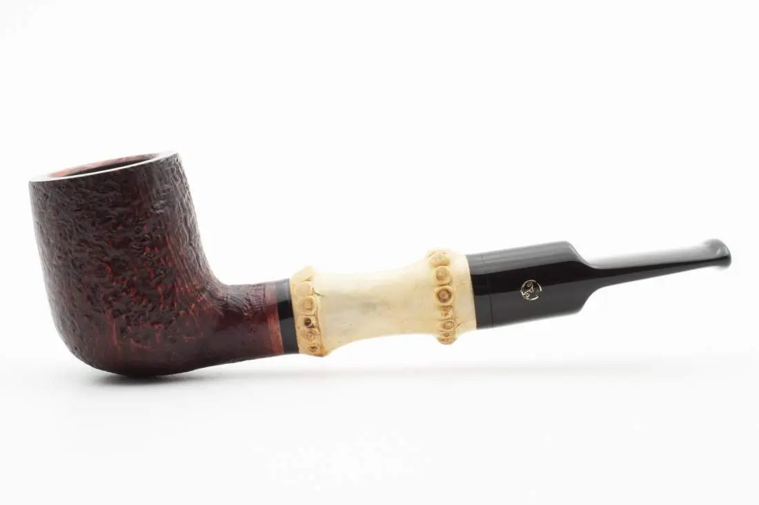 Produktbild: Rattray's Bamboo Billiard Sandblast Red 9mm Straight Billiard - Seitenansicht