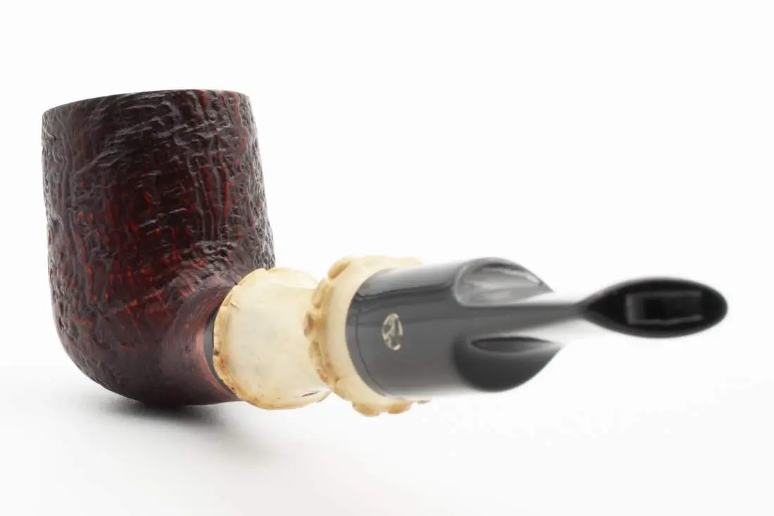 Produktbild: Rattray's Bamboo Billiard Sandblast Red 9mm Straight Billiard - Rückansicht