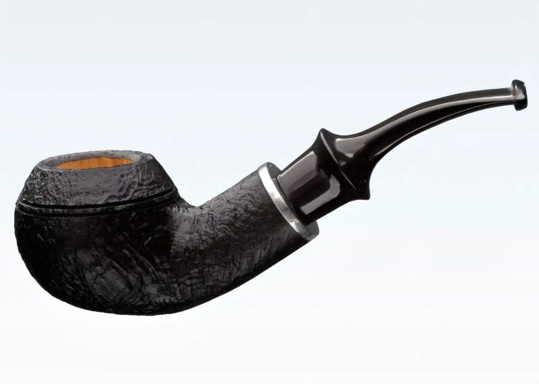 Produktbild: Rattray's Beltane's Fire Sandblast Black mit schwarzem Mundstück