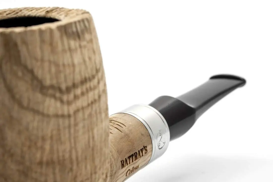 Produktbild: Rattray's Coloss Olive Brushed 147 Straight Billiard - Detailansicht