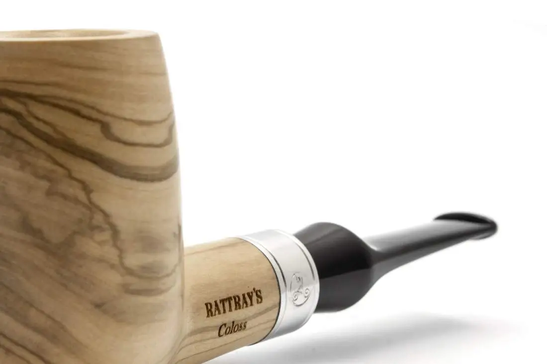 Produktbild: Rattray's Coloss Olive Smooth 147 Straight Billiard - Detailansicht