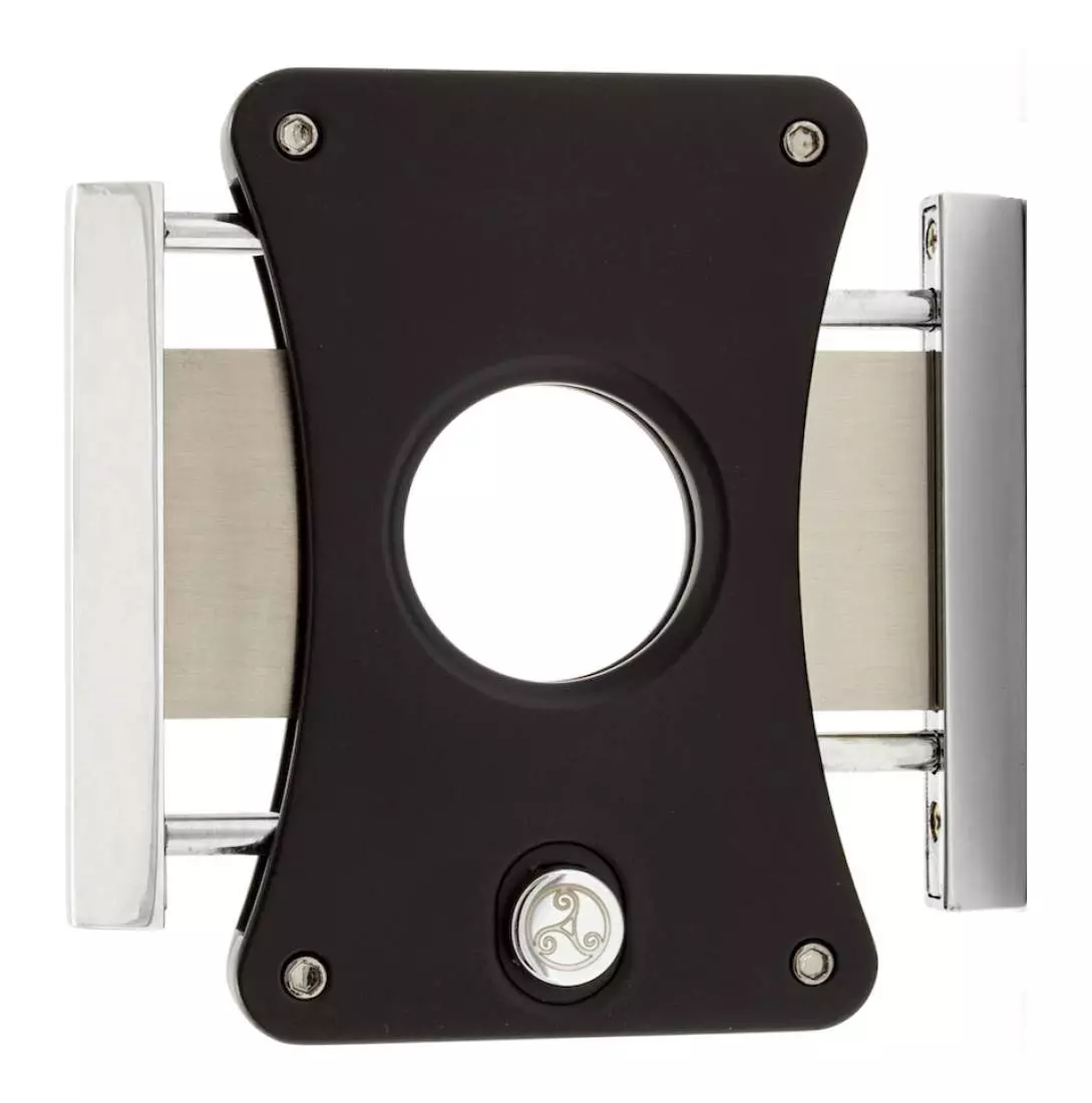 Produktbild: Rattray's Heavy Harry Black-Chrome Zigarrencutter offen